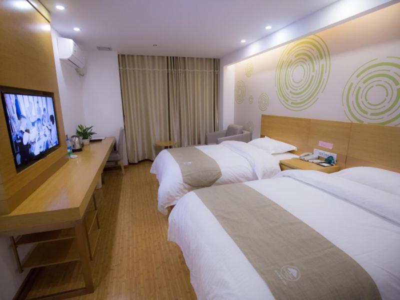 GreenTree Inn Hefei Feixi County South Jinzhai Road Jinyun International Business Hotel Sanshigang Exterior foto